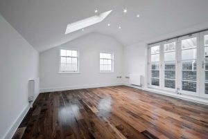 White room with windows